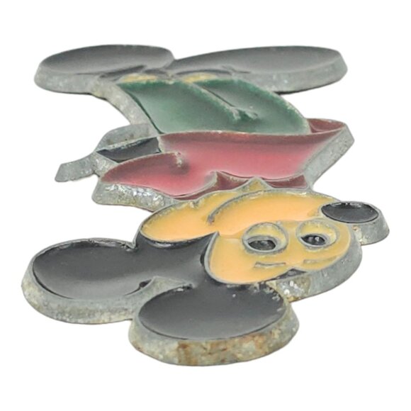 Disney Vintage Mickey Mouse Stained Glass 5" Sun Catcher Window Ornament - Picture 5 of 7